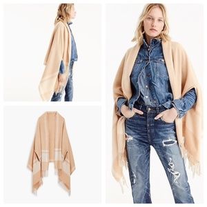 J Crew Factory Plaid Cape Scarf